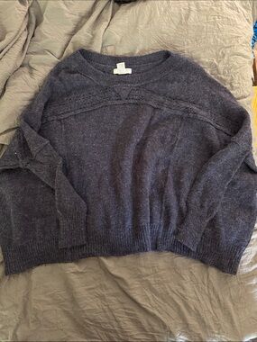 Kenar Cozy Crewneck Sweater in Dark Navy